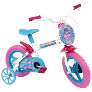 Bicicleta Infantil Aro 12 Styll Baby Princesa Tiara - Presente Criativo para Menina de 2 Anos