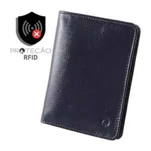 Carteira com Proteção RFID - presente para quem viaja muito