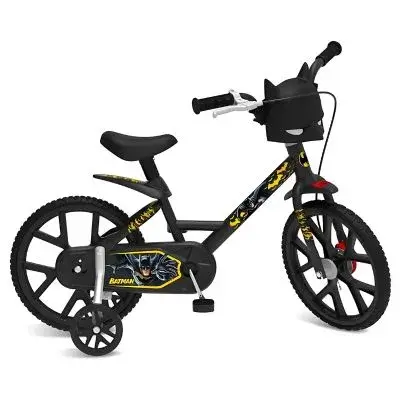 Bicicleta aro 14 com rodinhas - Presente Genial