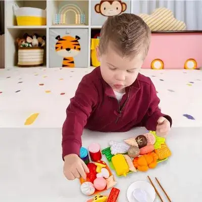 Kit de frutas e legumes com cestinha - Presente Genial