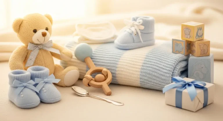 Capa Artigo O que dar de presente para bebê recém nascido masculino - Presente Genial