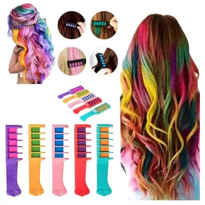 Kit de Tinta de Cabelo Lavável - Presente Genial