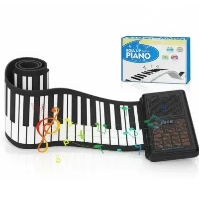 Teclado Musical Dobrável - Presente Genial