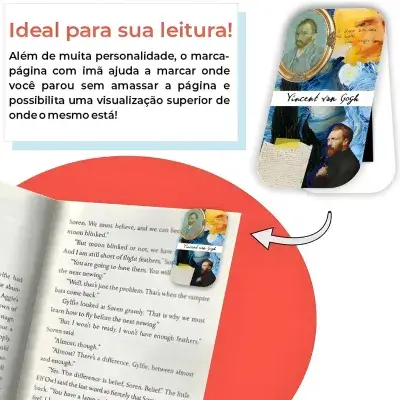Marcador de Página Magnético - Presente Genial