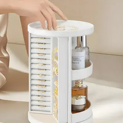 Caixa de Joias Rotativa - Presente Genial