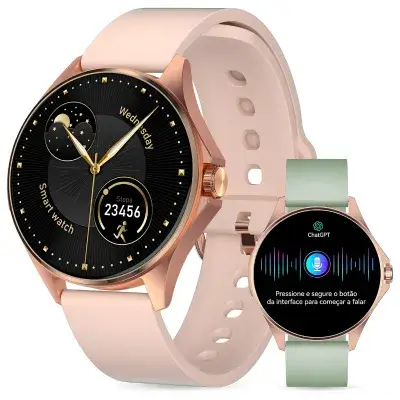Smartwatch Feminino Fino - Presente Genial
